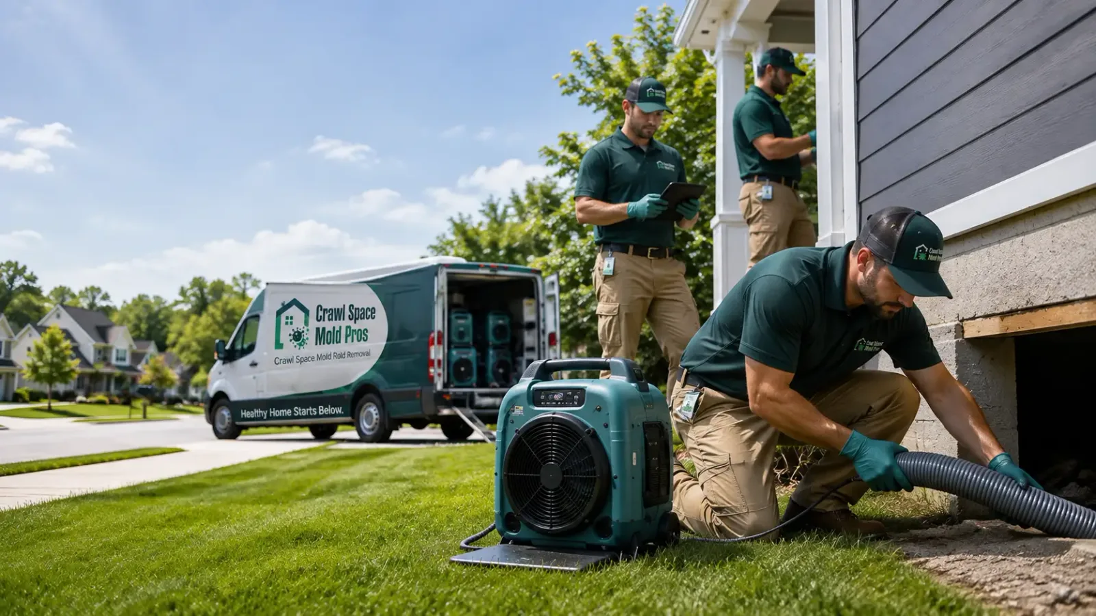 Crawl Space Mold Removal in Norman, IN